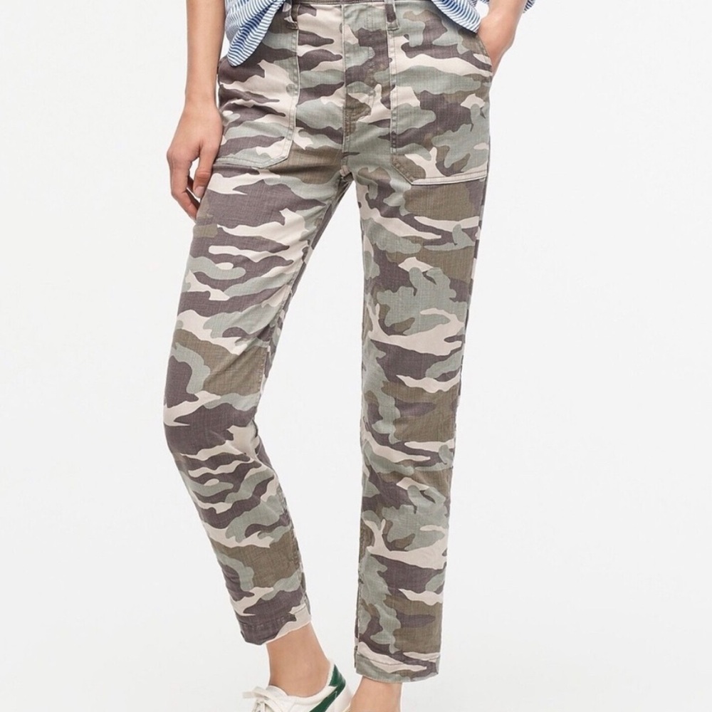 J.Crew Straight Leg Cropped Pants Sz 27